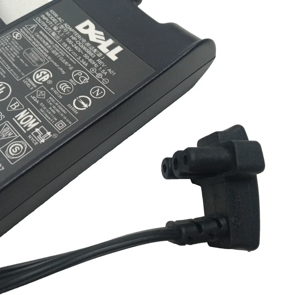 Genuine Dell Laptop Charger‎ AC Adapter Power Supply HP-OQ065B83 19.5V 3.34A 65W